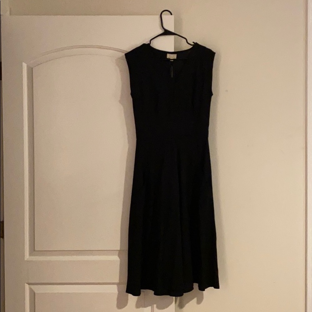 Field Day Black Linen Xena dress